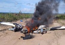Mistério em MT: Avião Bimotor Cai e Explode em Estrada Rural; Ocupantes Não Foram Localizados