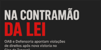 NA CONTRAMÃO DA LEI: OAB e Defensoria apontam violações de direitos após nova vistoria no Cisc de Tangará